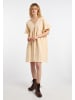 DreiMaster Damen Kleid in Beige Creme