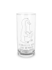 Mr. & Mrs. Panda Glas Pinguin Buch mit Spruch in Transparent