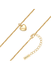 Yokoamii Kette Herz aus Messing in gelbgold