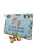 Mr. & Mrs. Panda Adventskalender Hund Hund Dackel mit Spruch in Eisblau