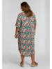 GOZZIP Kleid Alice in Green printed