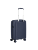 D&N Travel Line 4500 4 Rollen Kabinentrolley S 55 cm mit Dehnfalte darkblue