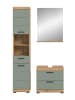 ebuy24 Badmöbelset Scout (3-teilig) Staubgrün 112 x 34 cm