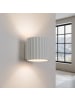 Nice Lamps Wandlampe ZORA 1 white H 10 cm