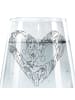 Mr. & Mrs. Panda Gravur Glas Mäuse Herz ohne Spruch in Transparent