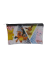 Pokémon Federmäppchen 5-teilig mit Lineal Bleistift Radiergummi Spitzer