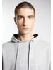 TUFFSKULL Herren Hoodie in Grau Melange
