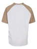 Urban Classics T-Shirt in white/unionbeige