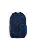 Satch Schulrucksack-Set MATCH "Blue Tech" 4-teilig in Blau
