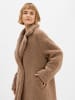 Marie Lund Mantel Elicia in taupe - 0001