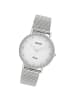 Oozoo Analog-Armbanduhr Oozoo Vintage Series silber mittel (ca. 34mm)