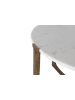 Giner y Colomer Couchtisch mit Metallgestell und Marmorplatte in Gold