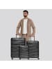 Bergpfeil Travel 4-Rollen Kofferset 3-tlg. mit Dehnfalte in black night metallic