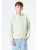 Garcia Sweater Hoodie Kapuzenpullover in milky green