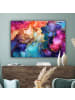 MuchoWow Leinwand bilder Abstrakte Kunst bunt (BxH)
