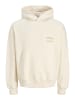 Jack & Jones Kapuzenpullover in Ecru