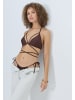 LSCN BY LASCANA Triangel-Bikini-Top in braun
