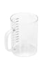 Excellent Houseware Messkanne aus Glas ZOPA, 1 l in Transparent, (B) 11 x (H) 15 x (L) 17 cm
