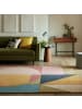 KADIMA DESIGN Teppich Wolle Geometrisch Strapazierfähig in Multicolor-Strahlend