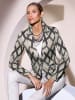 creation L Modal-Mix-Blazer in sand-anthrazit-gemustert