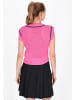 myMo Women Vest in pink navy