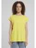 Urban Classics Urban Classics Damen Ladies Extended Shoulder Tee in brightyellow