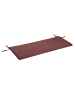 58 aufm Kessel SITZBANK Deborah 166 x 52 x 87 Massivholz Buche lackiert/Weinrot