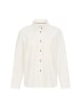Camel Active Oversize-Bluse mit Hemdkragen in Milchweiß
