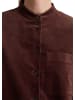 Marc O'Polo Samt-Hemdblusenkleid A-Shape in black cherry