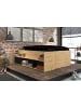 58 aufm Kessel HOCHBETT Parisot Travel 140x200 Holznachbildung Artisan Eiche/Schwarz
