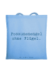 Mr. & Mrs. Panda Tasche Spruch Engel Posaune mit Spruch in Sky Blue