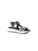 Gabor Plateau Sandalen in schwarz