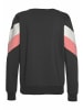 H.I.S Sweatshirt in anthrazit-rosa-weiß