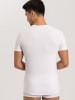 Hanro T-Shirt Cotton Essentials in white / coal mélange