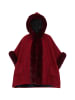 osha Poncho in Rot