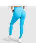 SMILODOX Leggings Amaze Scrunch Pro in Hellblau Melange