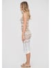 Cloud5ive Knitted Dress in beige/white