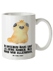Mr. & Mrs. Panda Kaffeetasse Mops Krone mit Spruch in Weiß