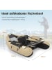 COSTWAY Schlauchboot aufblasbar in Beige