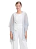 Vera Mont Cape im Glitzer-Look in Grau/Silber