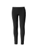 tectake Einfarbige Leggings für Kinder, schwarz