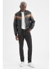 DeFacto Lederimitatjacke SLIM FIT in Schwarz