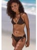 LASCANA Triangel-Bikini-Top in braun