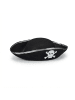 relaxdays 4 x Piratenhut in Schwarz/ Silber