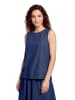 CARTOON Blusentop ohne Arm in Dark Blue Denim