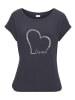 LASCANA Kurzarmshirt in navy