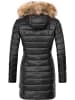 Marikoo Steppmantel Rose-Stepp in Schwarz
