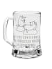 Mr. & Mrs. Panda Gravur Bierkrug Einhorn Sekt mit Spruch in Transparent
