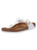 Birkenstock Tieffußbett Pantolette GIZEH BF WHITE in weiß