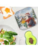 Mr. & Mrs. Panda Bierdeckel Pinguin Winter Pommes Design ohne Sp... in Weiß